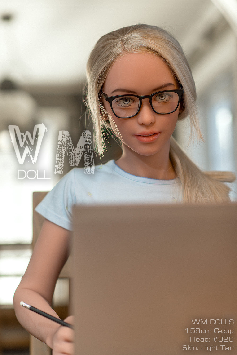 Claro muñeca sexual (WM-Doll 159 cm C-CUP #326 TPE)