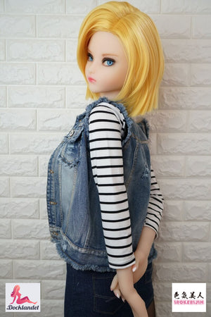 Lazuli Android 18 muñeca sexual (Irokebijin 140 cm E-CUP TPE/Silicona)