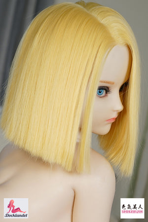 Lazuli Android 18 muñeca sexual (Irokebijin 140 cm E-CUP TPE/Silicona)