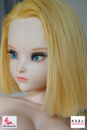 Lazuli Android 18 muñeca sexual (Irokebijin 140 cm E-CUP TPE/Silicona)