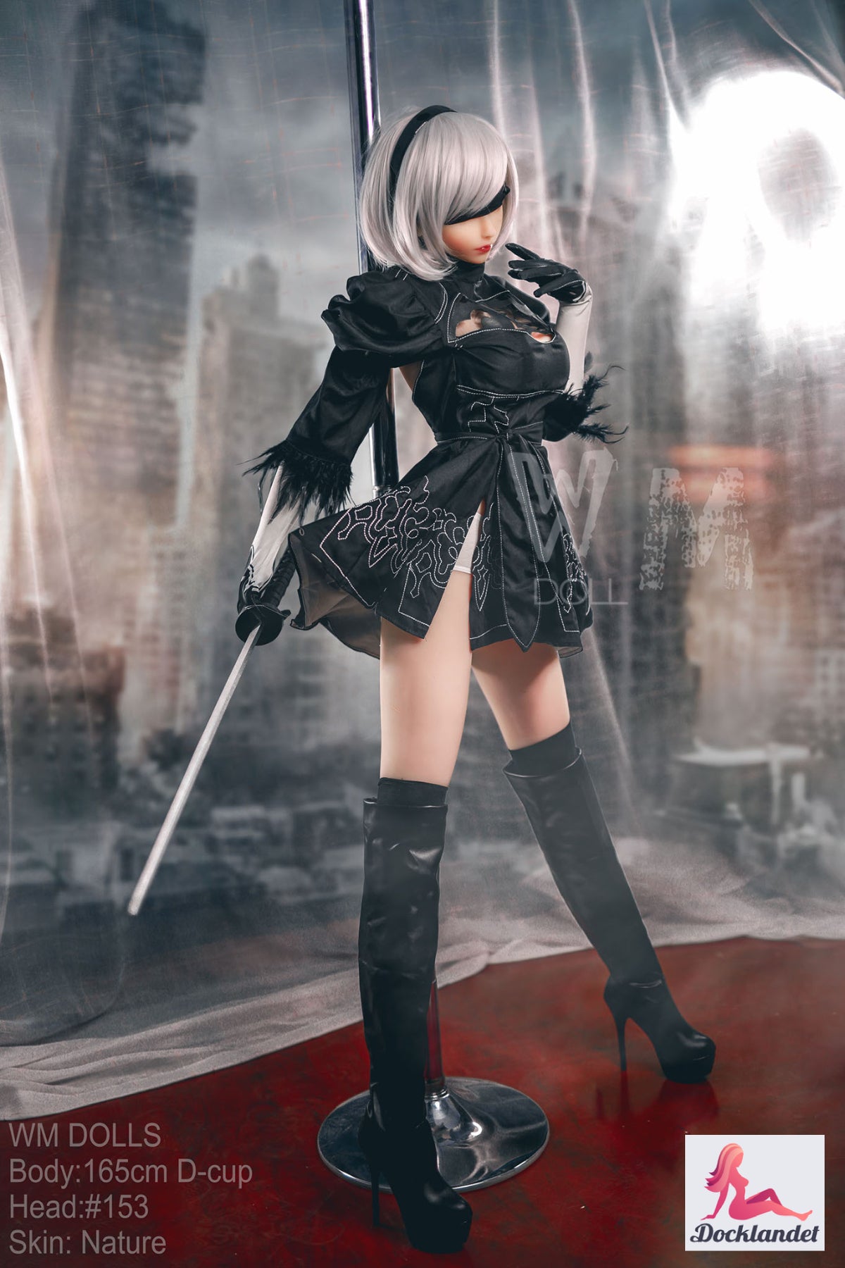 yorha 2b muñeca sexual (WM-Doll 165 cm D-Kupa #153 TPE)