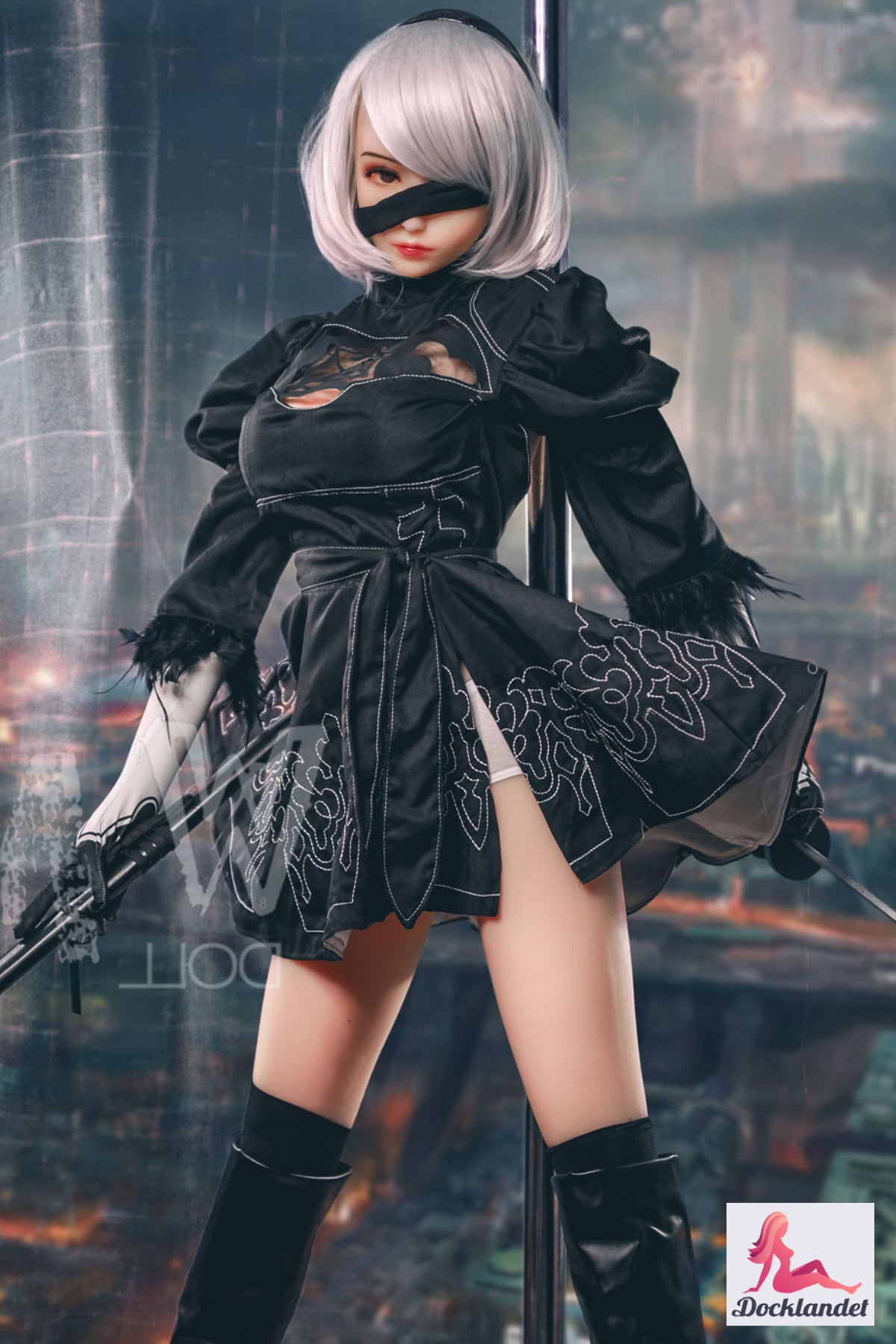 yorha 2b muñeca sexual (WM-Doll 165 cm D-Kupa #153 TPE)