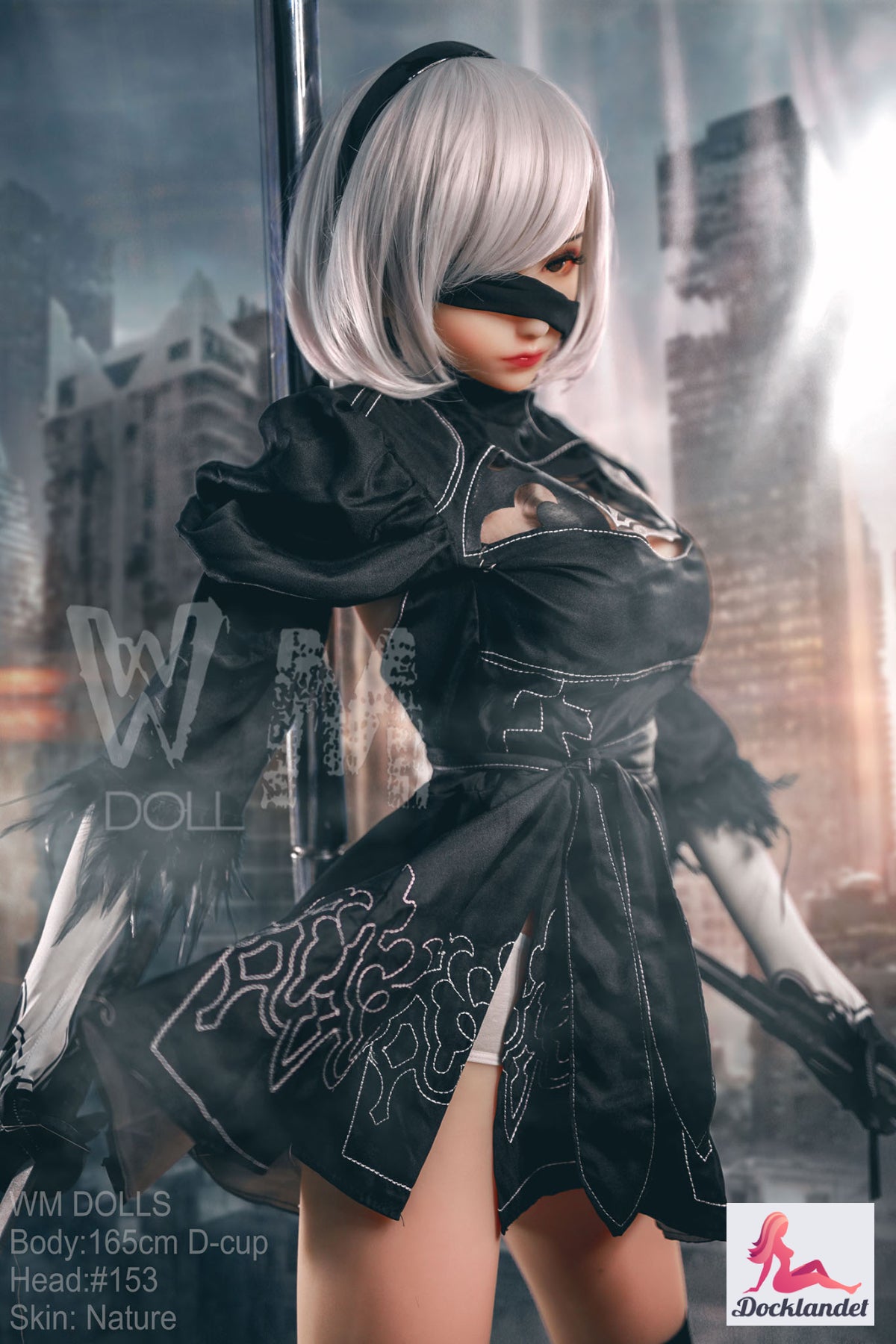 yorha 2b muñeca sexual (WM-Doll 165 cm D-Kupa #153 TPE)
