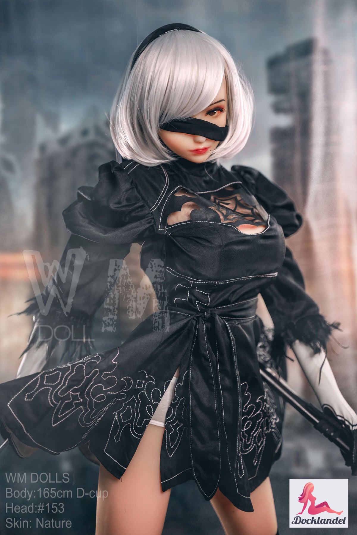 yorha 2b muñeca sexual (WM-Doll 165 cm D-Kupa #153 TPE)