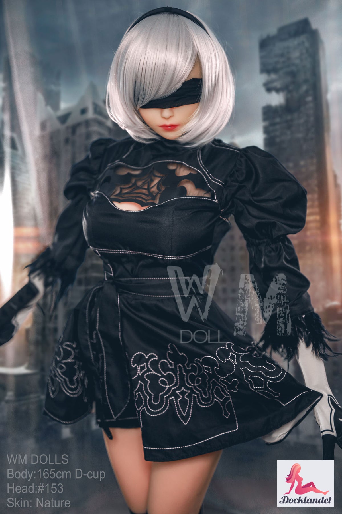 yorha 2b muñeca sexual (WM-Doll 165 cm D-Kupa #153 TPE)