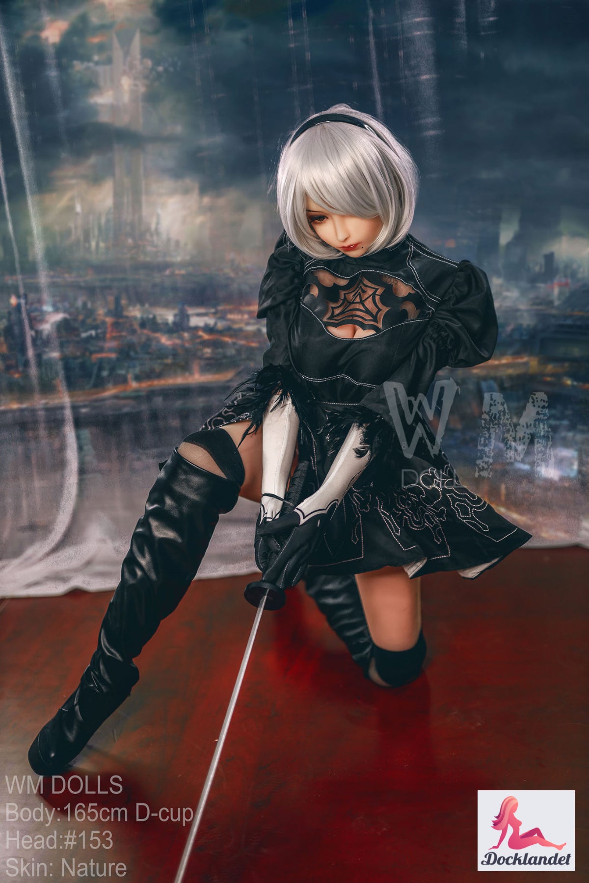 yorha 2b muñeca sexual (WM-Doll 165 cm D-Kupa #153 TPE)