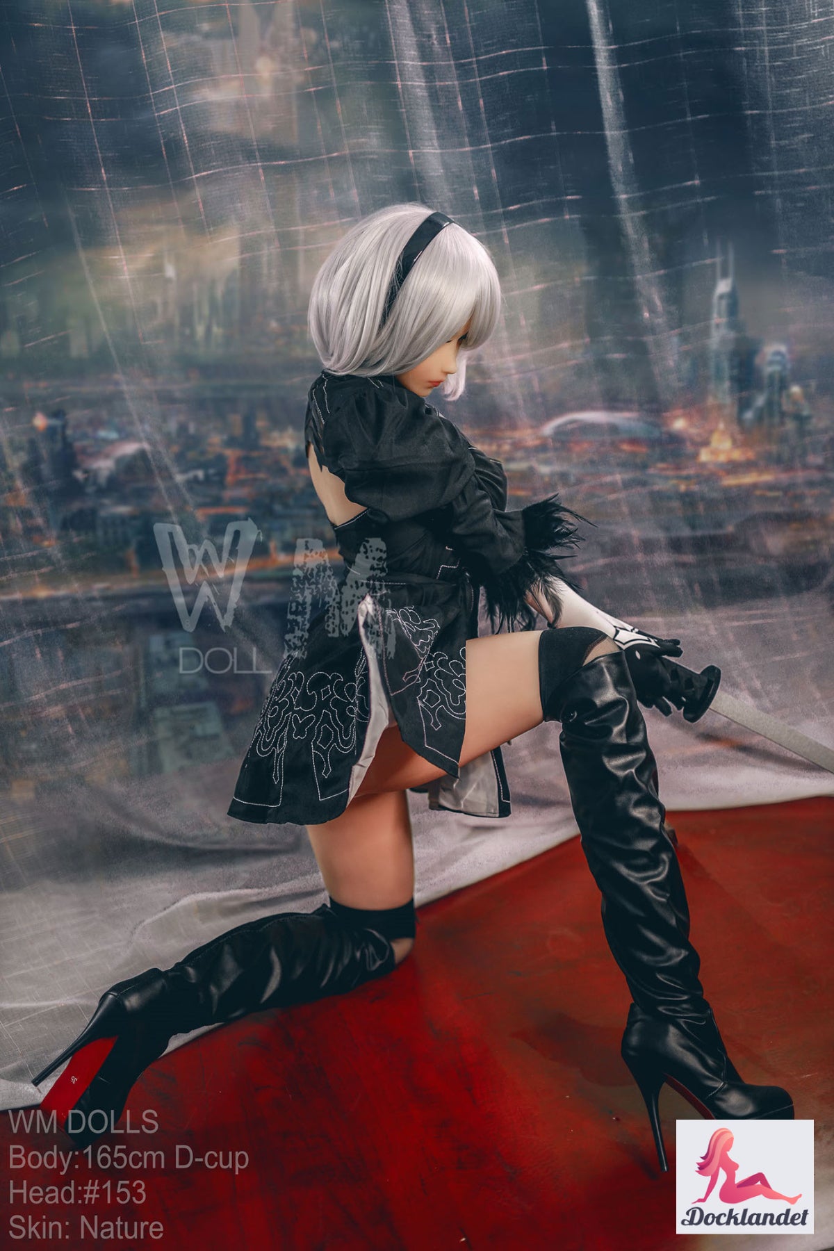 yorha 2b muñeca sexual (WM-Doll 165 cm D-Kupa #153 TPE)