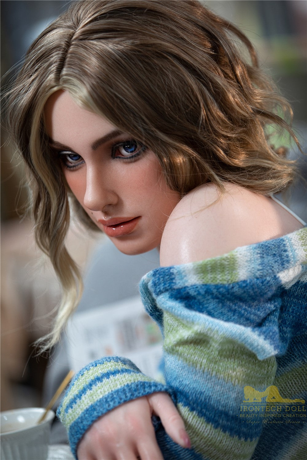 Lota muñeca sexual (Irontech Doll 152 cm Copa A S17 Silicona)