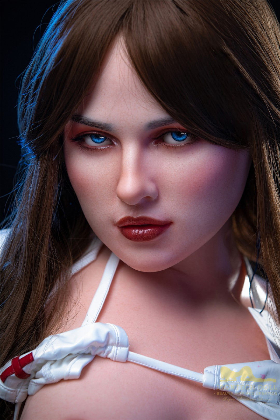 Color avellana muñeca sexual (Irontech Doll 152 cm Copa A S18 Silicona)