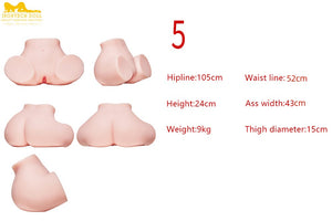 Butt Big Curvy muñeca sexual (Irontech Doll HIP 110 cm TPE)