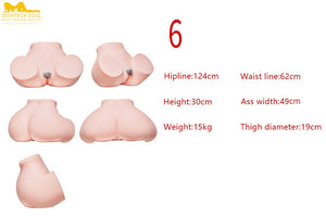 Trasero extra grande curvado muñeca sexual (Irontech Doll HIP 125 cm TPE)