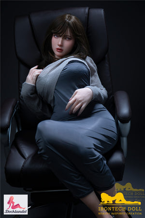 Hana muñeca sexual (Irontech Doll 165 cm F-Kupa S1 silicona)