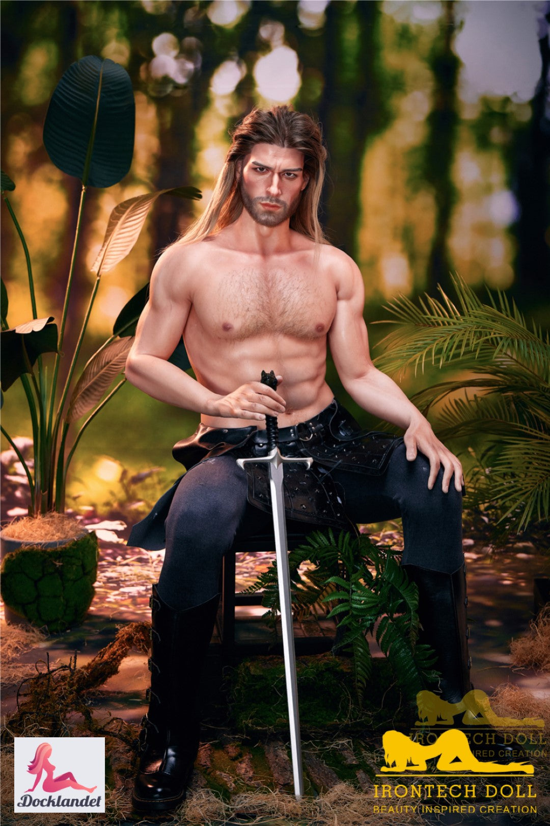 Hombre Ragnar muñeca sexual (Irontech Doll 176cm M5 Silicona)