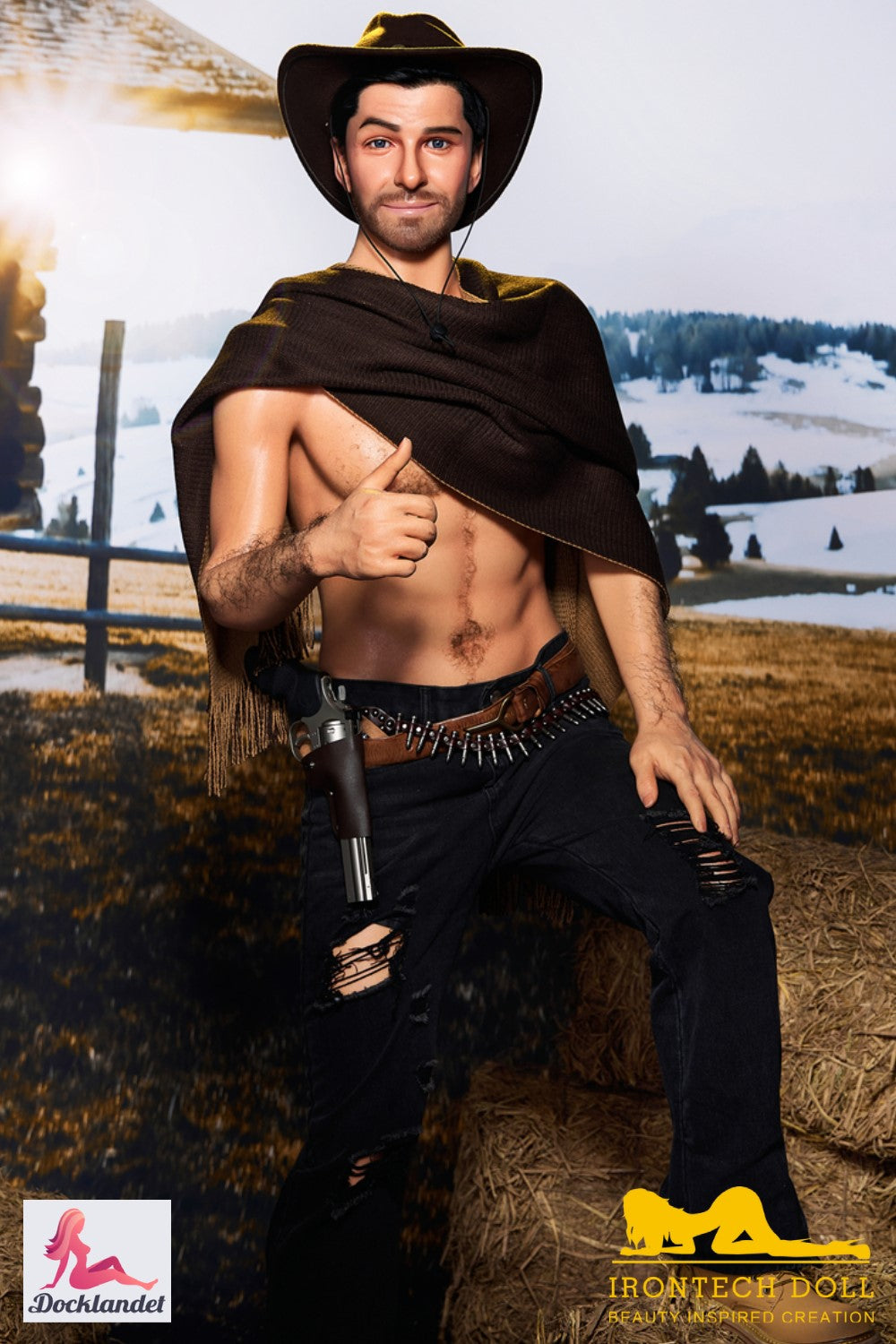 Allen Hombre muñeca sexual (Irontech Doll 170cm M6 Silicona)