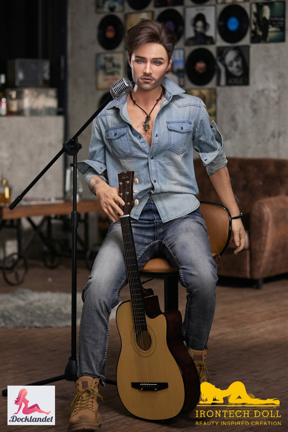 Steve Hombre muñeca sexual (Irontech Doll 170cm M4 Silicona)