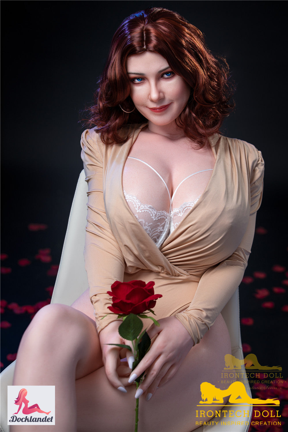 carmelo muñeca sexual (Irontech Doll 160 cm H-Kupa S12 Silicona)