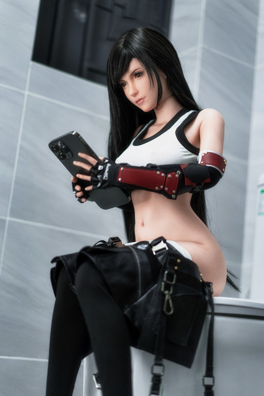 Tifa mini muñeca sexual (Game Lady 100 cm E-CUP No.03 Silicona)