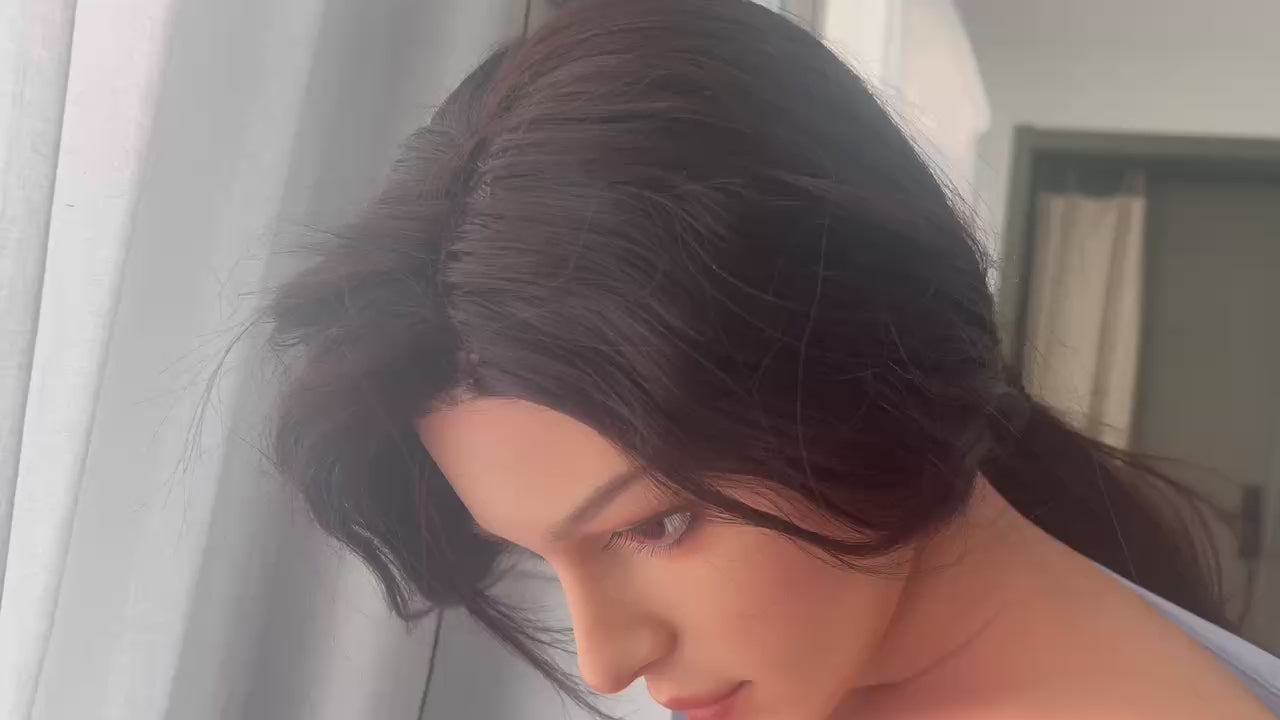 aneli muñeca sexual (Starpery Copa G de 165 cm (TPE+Silicona)