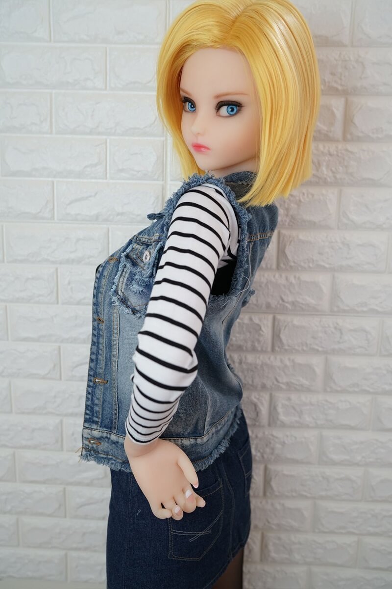 Lazuli Android 18 muñeca sexual (Irokebijin 140 cm E-CUP TPE/Silicona)